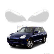 Комплект стъкла за фарове за Porsche Cayenne (05-07), ляво и дясно