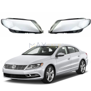 Комплект стъкла за фарове на VW PASSAT CC, 2013-2018, ляво и дясно