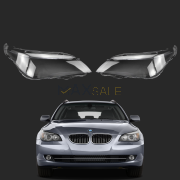 Комплект стъкла за фарове на BMW 5 E60 E61 с Dinamic drive, (06-10), ляво и дясно