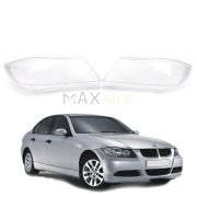 Комплект стъкла / капаци за фарове за BMW 3 Серия E90 E91 (04-07), ляво и дясно