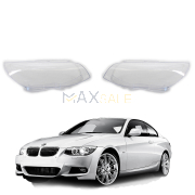Комплект стъкла / капаци за фарове за BMW 3 серия E92 Е93, (06-09) , ляво и дясно