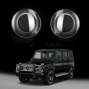Комплект стъкла / капаци за фарове за Mercedes-Benz G class G55 G500 G63 (07-18), ляво и дясно