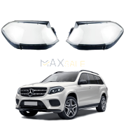 Комплект стъкла / капаци за фарове за Mercedes-Benz GLS X166 GL (15-19), ляво и дясно