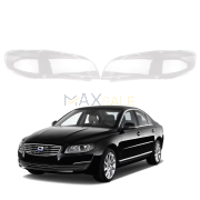Комплект стъкла / капаци за фарове Volvo S80 (07-17), ляво и дясно