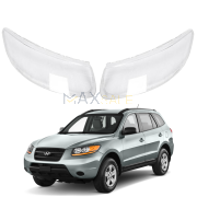 Комплект стъкла / капаци за фарове Hyundai Santa Fe (2006-2012), ляво и дясно