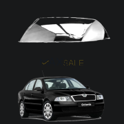 Ляво стъкло / капак за фар Skoda Octavia A5 (08-10)