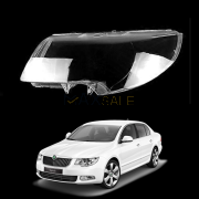 Ляво стъкло / капак за фар Skoda Superb 2 (09-12)