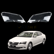 Комплект стъкла / капаци за фарове Skoda Superb 3 (16-19), ляво и дясно