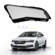 Дясно стъкло за фар на Skoda Superb Euro версия (2021-2024)