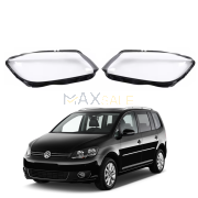 Комплект стъкла / капаци за фарове VW Touran 10-15, ляво и дясно