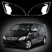 Комплект стъкла / капаци за фарове Mercedes VITO W639 Facelift (10-16), ляво и дясно