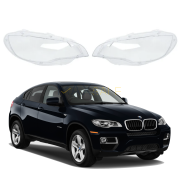 Комплект стъкла / капаци за LED фар на BMW X6 E71 (2006-2014), ляво и дясно