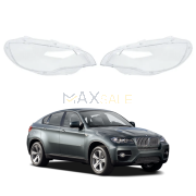 Комплект стъкла / капаци за фарове BMW X6 E71 (06-14), ляво и дясно