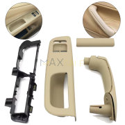 Комплект бежови дръжки за предните врати на VW Golf 4 / Bora / Jetta (1997–2008), за 2 ел. стъкла