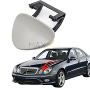 Ляво капаче за пръскалката на предна броня с основа за Mercedes E class W211 (2002-2009)