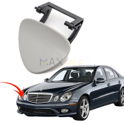 Дясно капаче за пръскалката на предна броня с основа за Mercedes E class W211 (2002-2009)