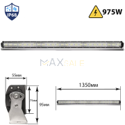 Мощен LED BAR 9D 975W прав лед бар 1350mm