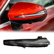 Мигач за ляво огледало за Mercedes C E S class GLC W205 W213 W222 X205 X253 с черна основа
