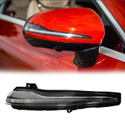 Мигач за дясно огледало за Mercedes C E S class GLC W205 W213 W222 X205 X253 с черна основа