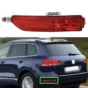 Рефлектор за задна броня за VW Touareg 7P (2010–2014), Ляв, дълга част