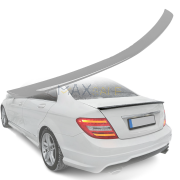 Лип спойлер за багажник на Mercedes C class W204 (2006-2014), подготвен за боядисване