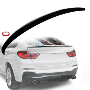 Лип спойлер за багажник Performance style на BMW X4 F26 (2014-2018), черен гланц