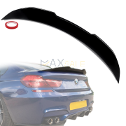 Лип спойлер за багажник PSM style за BMW 6 серия F06 (2012-2017), черен гланц
