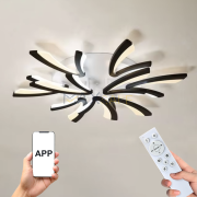 LED абажур с елегантен дизайн с APP и дистанционно управление