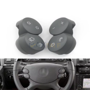 Бутони за волан за Mercedes E CLK CLS W209 W211 W219 W463, Сиво