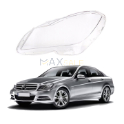 Ляво стъкло за фар на Mercedes-Benz C W204 (11-14)