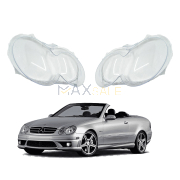 Комплект стъкла за фарове на Mercedes-Benz W209 CLK (05-08), ляво и дясно