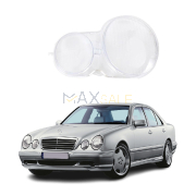 Ляво стъкло за фар на Mercedes-Benz E class W210 (00-03)