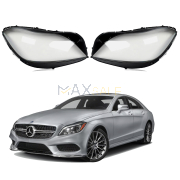 Комплект стъкла за фарове на Mercedes-Benz W218 CLS (15-18), ляво и дясно 