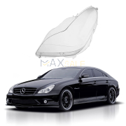 Ляво стъкло за фар на Mercedes-Benz W219 CLS  (04-09)