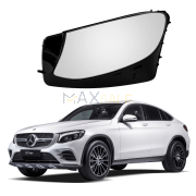 Ляво стъкло за фар на Mercedes-Benz GLC W253 (16-18)