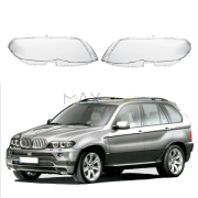 Комплект стъкла за фарове на BMW X5 E53 (04-06), ляво и дясно