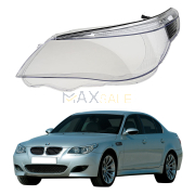 Ляво стъкло за фар с вежди за BMW 5 E60 E61, 2003-2007
