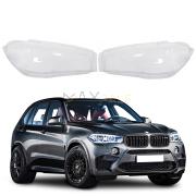 Комплект стъкла за фарове за BMW X5 F15 2014-2017, ляво и дясно 