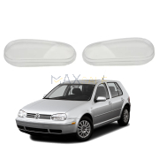 Комплект стъкла / капаци за фарове за VW Golf 4 (98-04), ляво и дясно