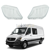 Комплект стъкла / капаци за фарове Mercedes Sprinter W906 (16-18), ляво и дясно 