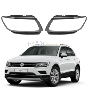 Комплект стъкла за Xenon фарове на VW Tiguan (2017-2020), ляво и дясно