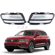 Комплект стъкла за LED фарове на VW Tiguan (2017-2020), ляво и дясно 