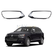 Комплект стъкла / капаци за фарове VW Touareg (12-15), ляво и дясно 