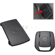 Черно капаче за isofix / изофикс за задна седалка на BMW 1 3 серия X1 F30 F31 F34 E90 E91 E84 E87