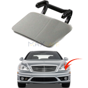 Ляво капаче за пръскалката на предна броня с основа за Mercedes S class W221 (2005-2009)