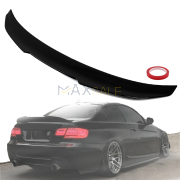 Заден спойлер за багажник PSM style на BMW 3 серия E92 (2005-2011), черен гланц