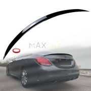 Лип спойлер за багажник AMG style на Mercedes C class W205 (2014-2019г.), черен гланц