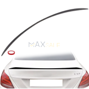 Лип спойлер за багажник C63 style на Mercedes C class W205 (2014-2019г.), черен гланц