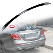 Лип спойлер за багажник C63S style на Mercedes C class W205 (2014-2019г.), черен гланц