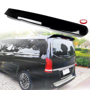 Заден спойлер за таван на Mercedes V class Vito V160 (2016+), черен гланц